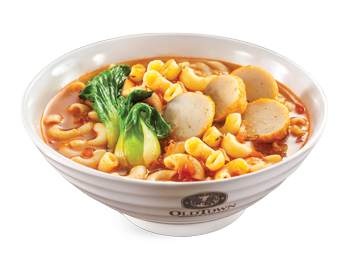 Fish Ball Macaroni Tomato Soup<br /><span lang="zh">鱼丸番茄汤通心粉</span>