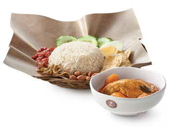 OLDTOWN Nasi Lemak<br />Chicken Curry<br /><span lang="zh">舊街場咖喱鸡&椰浆饭</span>