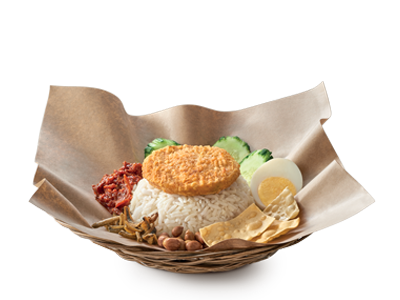 OLDTOWN Nasi Lemak Chicken Patty<br /><span lang="zh">舊街場鸡肉饼椰浆饭</span>