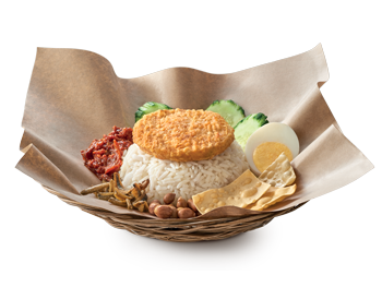 OLDTOWN Nasi Lemak<br />Chicken Patty<br /><span lang="zh">舊街場鸡肉饼椰浆饭</span>