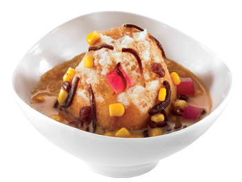Gula Melaka Ice Kacang<br />( With or Without Ice Cream )<br /><span lang="zh">椰糖刨冰</span>