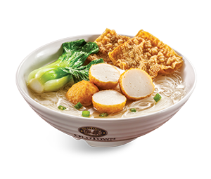 Fish Ball Noodles Soup<br />( Hor Fun / Mee / Meehoon )<br /><span lang="zh">鱼丸清汤面 ( 河粉 / 黄面 / 米粉 )</span>