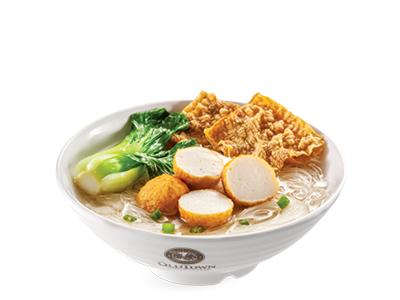 Fish Ball Noodles Soup<br />( Hor Fun  /  Mee /  Meehoon )<br /><span lang="zh">鱼丸清汤面 ( 河粉 / 黄面 / 米粉 )</span>
