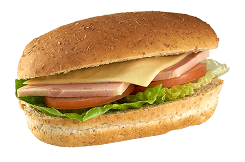 Wholemeal Chicken Meatloaf & Cheese Bun
