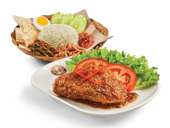 OLDTOWN Nasi Lemak<br>with Chicken Rendang<br>舊街場椰浆饭&仁当鸡