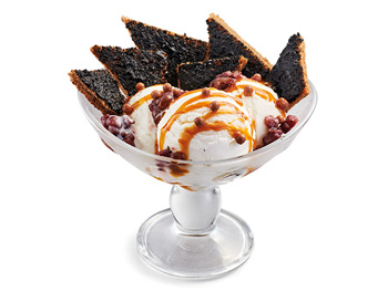 Sesame Boat Ice Cream