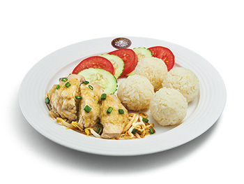 Steamed-Chicken-with-Rice-Balls