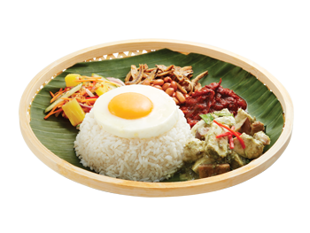 Green Curry Chicken Nasi LemakRM22.90