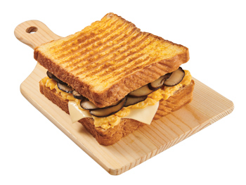 Saute Mushroom Chicken Mayo Grilled SandwichRM8.90