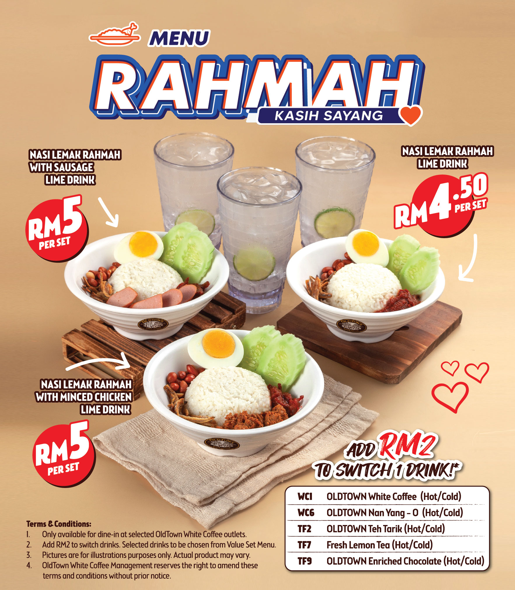 Menu Rahmah 2023 « OldTown White Coffee