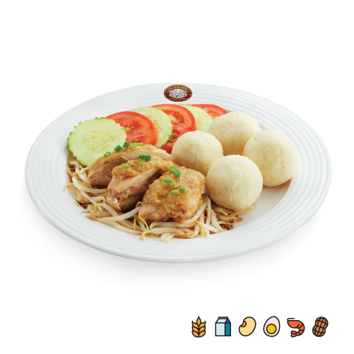 BR11 Steamed Chicken with Rice Balls