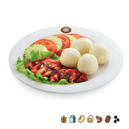 BR12 BBQ Chicken with Rice Balls