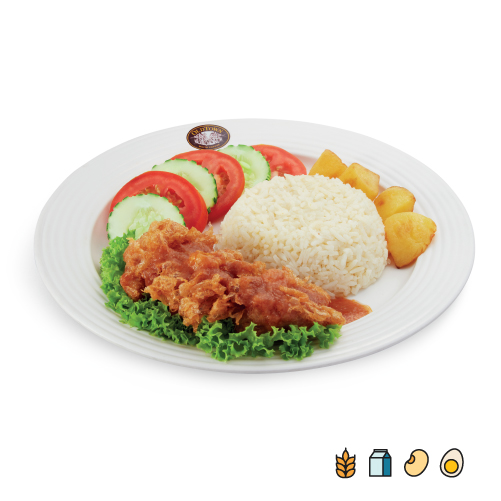 BR4 Hainanese Chicken Chop Rice