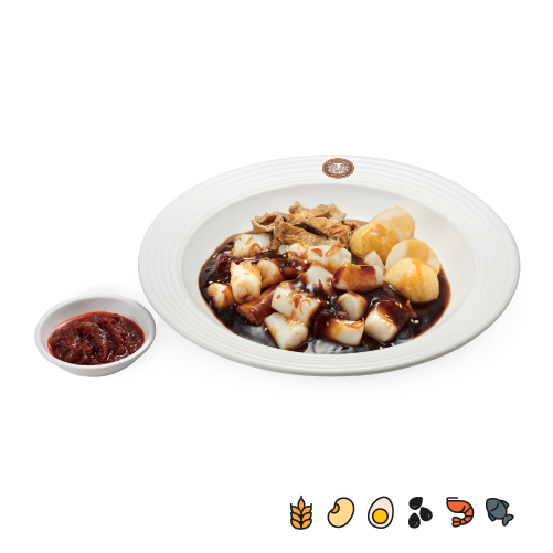DS7 Rice Roll Cheong Fun (Sweet Sauce) with Fried Beancurd _ Fish Balls