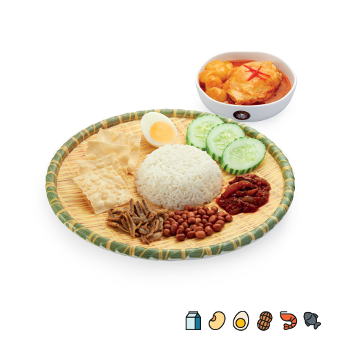 NL2 OldTown Nasi Lemak with Chicken Curry