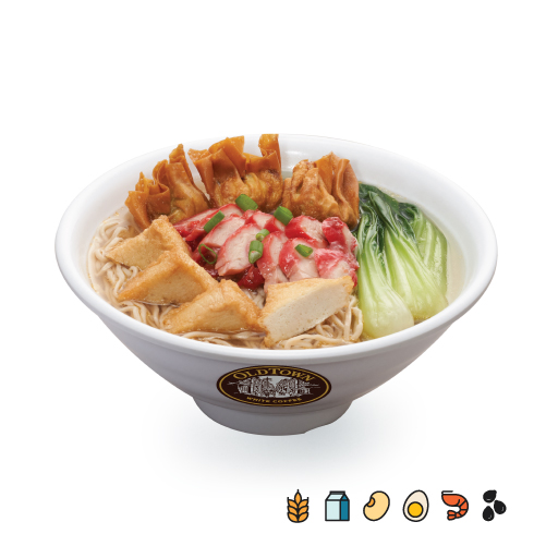 SN12 BBQ Chicken & Fried Wantan Egg Noodles Soup