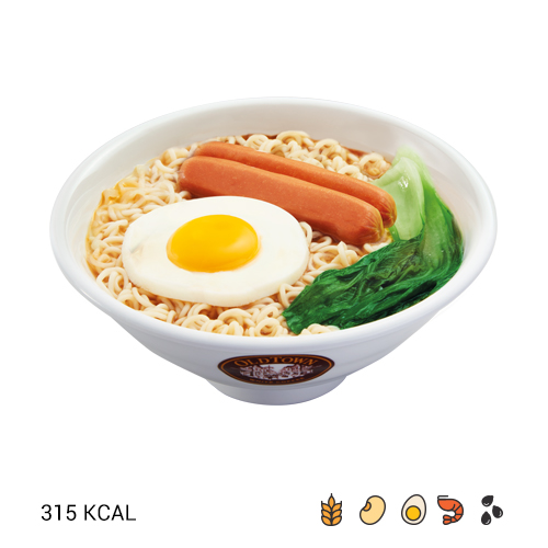 springy-noodle-soup-with-sausage-&-egg